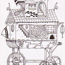 Arquitectura mutante. Un progetto di Illustrazione tradizionale di Fernando Arboleda - 29.09.2011