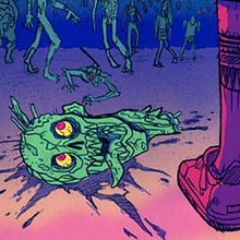 California Zombie Love Ein Projekt aus dem Bereich Traditionelle Illustration von Javier KF - 03.10.2011