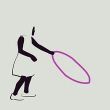 Gala y el Hula Hoop . Grafik Gerak proyek oleh Javier Sempere - 10.03.2011