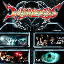 Darkblazers website (flash). Un progetto di Design, Illustrazione tradizionale e Informatica di César Yepes Gómez - 09.10.2011