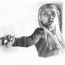 Fan Art. Design, and Traditional illustration project by Fran Calás - 10.09.2011
