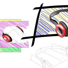 audifonos. Design, and Traditional illustration project by Carlos Julian Cuervo Ortiz - 10.12.2011