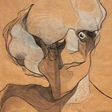 "Joseph Merrick" El hombre elefante.. Design, Traditional illustration, and Advertising project by Javier Jubera García - 10.12.2011