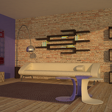 Sala espera Ein Projekt aus dem Bereich 3D von marta_sellares - 16.10.2011
