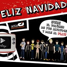 Navidad en Actúa Comunicación Ein Projekt aus dem Bereich Traditionelle Illustration und Kino, Video und TV von Pako Ortiz Manzanares - 17.10.2011