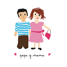 Ignacio y Marta. Design, and Traditional illustration project by Ana Rosa González Blanco - 10.20.2011