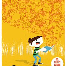 afiche mundo vineta 1. Un proyecto de Diseño e Ilustración tradicional de kapitan ketchup - 21.10.2011