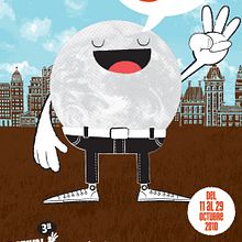 afiche mundo vineta 2. Un proyecto de Diseño e Ilustración tradicional de kapitan ketchup - 21.10.2011