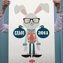 feliz/happy 2011. Un proyecto de Diseño e Ilustración tradicional de kapitan ketchup - 21.10.2011