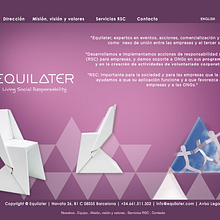 Equilater web . % Ignacio Guerra González tarafından hazırlanan Tasarım, Geleneksel illüstras, on, Ve Programlama projesi - 10.24.2011