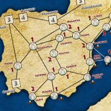 Tablero Imperios del Mediterráneo (Juego de Mesa). Projekt z dziedziny Design użytkownika David Prieto Gómez - 26.10.2011