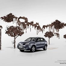 Press - Renault Koleos. Een project van  Ontwerp, Traditionele illustratie y  Reclame van PWS media lab - 27.10.2011