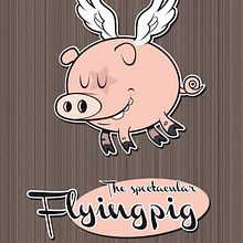 flying pig. Traditional illustration project by Yago Juez Deusto - 10.29.2011