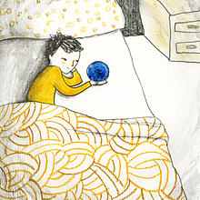 Dreaming of Paris. Ilustração tradicional projeto de Diana Toledano - 30.10.2011