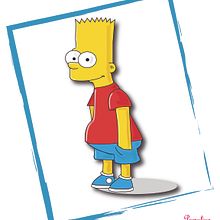 Bart Simpson. Een project van  Ontwerp van Rositsa Ivaylova Todorova - 03.11.2011