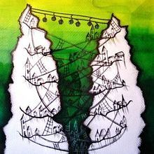 Ilustración | Livro Ciudades Invisibles - Italo Calvino . Un progetto di Illustrazione tradizionale di Natacha Côrte-Real Duarte Pessanha - 10.11.2011