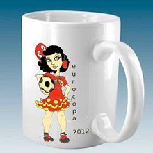 taza caricaturescas. Design, Ilustração tradicional, Fotografia, Música, e Publicidade projeto de Mª del Pilar Rodriguez Castillejo - 14.11.2011