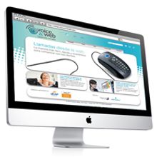 Web Voice & Web. Un proyecto de Diseño, Motion Graphics y Publicidad de Laura Duch - 15.11.2011