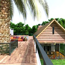Peach Farm (based on photography). 3D project by Dennis Veiga - 11.21.2011