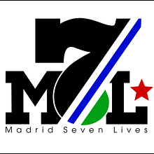 Madrid seven Lives Logo. Design, Traditional illustration, and Advertising project by Nando Feito Baena - 12.06.2011