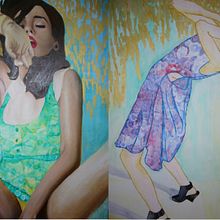 Ellas. Traditional illustration, and Advertising project by marta moldes grela - 12.13.2011