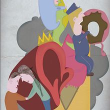Amor. Design, and Traditional illustration project by Ábrego Le Dom - 12.18.2011
