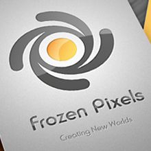 Frozen Pixels Studio corporate identity. Design project by Ana - 12.20.2011