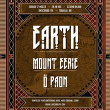 Earth + Mount Eerie + Ö Paon. Un proyecto de Diseño de Artídoto Estudio - 23.12.2011