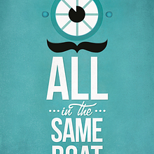 In the same boat. Traditional illustration project by mimology - 12.23.2011