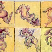 Gordas. Traditional illustration project by pepe_rubio - 12.26.2011