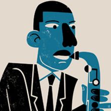 Coltrane Blue Train. Un projet de Design  et Illustration traditionnelle de Andrés Lozano - 02.01.2012
