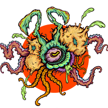 Octopussy. Design, and Traditional illustration project by Leone - 01.09.2012