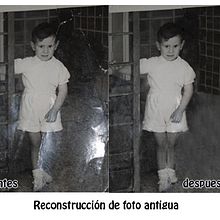 Areglos de fotos antiguos. Photograph, and Advertising project by Dana Catruna - 01.09.2012