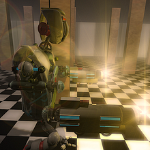 Robot. Design, and 3D project by Jose Luis Torres Arevalo - 01.16.2012