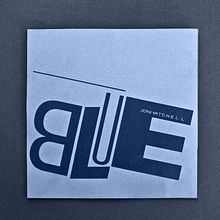 Blue, Joni Mitchell. Design project by Máximo Sánchez Luna - 01.16.2012
