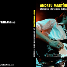 Portada y cd del concierto de Andreu Martínez Band en el XXIV Festival Internacional de Cerdanyola. Proyecto para PLATEAfilms. Design, e Música projeto de Mar Salesi Massoni - 16.01.2012