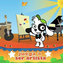 Discovery Kids: Juega  ser Artista. Motion Graphics, Traditional illustration, Programming, and UX / UI project by Gerardo Borges - 01.20.2012