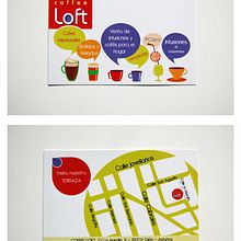 Tarjetas Loft Coffee. Design project by Un 6 y un 4 - Diseño con Ñ -- diseño con Ñ - 01.23.2012
