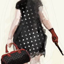 MADAME BEACH. Traditional illustration project by otto esperón - 01.23.2012