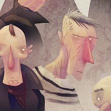 Diseño de Personajes. Traditional illustration project by David Fernández Huerta - 01.25.2012