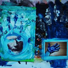 Blue Trapo. Traditional illustration project by Oscar Angel Rey Soto - 01.30.2012