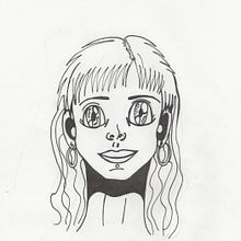 Chica1. Traditional illustration project by Miss Sarie Stein - 02.01.2012
