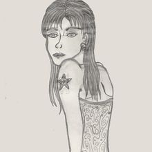 Chica2. Traditional illustration project by Miss Sarie Stein - 02.01.2012