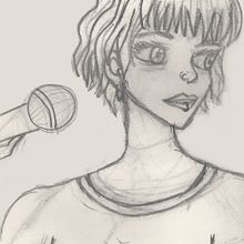 Chica6. Traditional illustration project by Miss Sarie Stein - 02.01.2012
