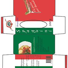 Packaging spaguini. Un proyecto de  de MaríaJesús Vázquez Franco - 03.02.2012