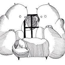 Monster sitter. Un progetto di Illustrazione tradizionale di Alejandro Di Trolio - 05.02.2012