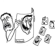 The Facebook show. Un progetto di Design e Illustrazione tradizionale di Alejandro Di Trolio - 05.02.2012