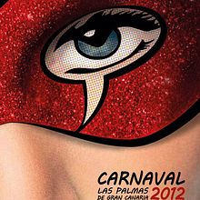 GANADOR Cartel Carnaval Las Palmas GC 2012. Design, and Advertising project by Miguel Ángel Sosa Hernández - 02.10.2017