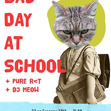 bad day at school poster Ein Projekt aus dem Bereich Design, Traditionelle Illustration und Werbung von virginia_pelaez - 12.02.2012