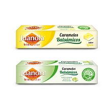 PACKAGING / "Juanola". Caramelos Balsámicos. Un progetto di Design, Illustrazione tradizionale, Pubblicità, Direzione artistica, Br, ing, Br, identit, Marketing, Packaging, Illustrazione vettoriale e Creatività di Belén Valiente Rodríguez - 23.02.2012